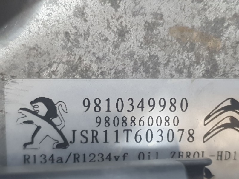 Recambio de compresor aire acondicionado para citroën c3 iii (sx) 1.2 puretech 82 referencia OEM IAM 9810349980  