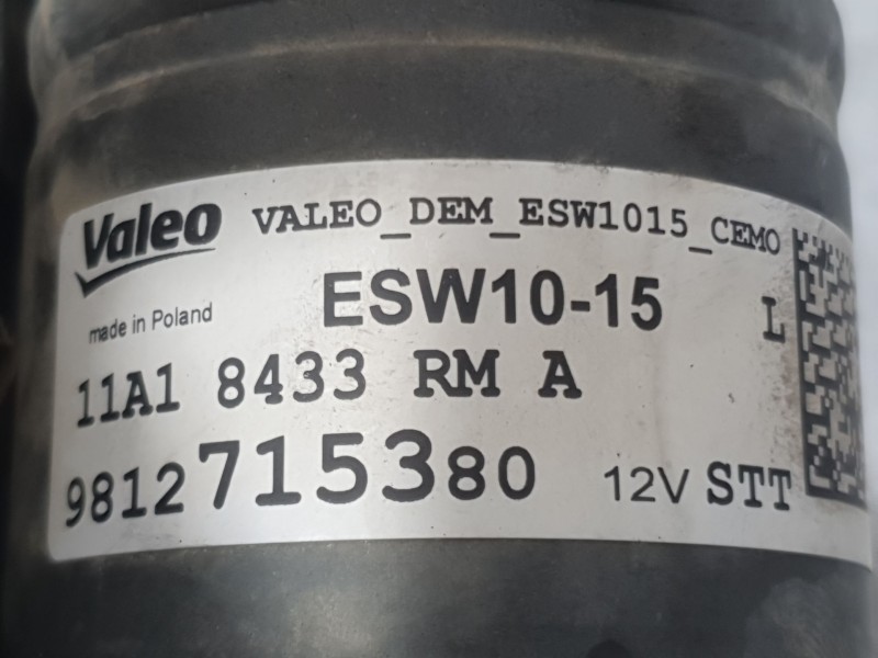 Recambio de motor arranque para citroën c3 iii (sx) 1.2 puretech 82 referencia OEM IAM 9812715380 ESW1015 VALEO