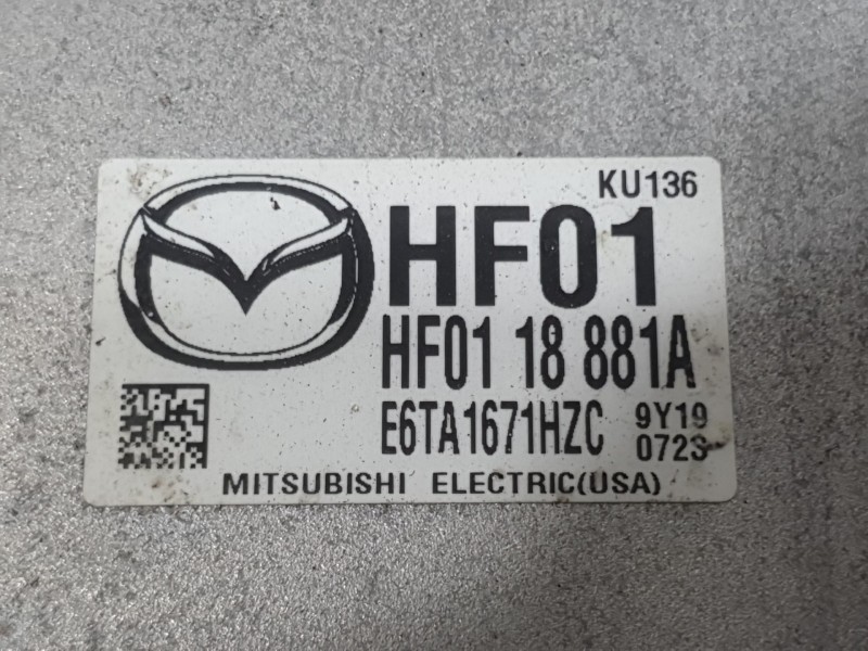 Recambio de centralita motor uce para mazda cx-30 (dm) skyactiv-x m hybrid referencia OEM IAM HF0118881A E6TA1671HZC MITSUBISHI