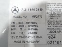 Recambio de sistema audio / radio para mercedes-benz clase e (w211) e 280 (211.054) referencia OEM IAM A21118702889  