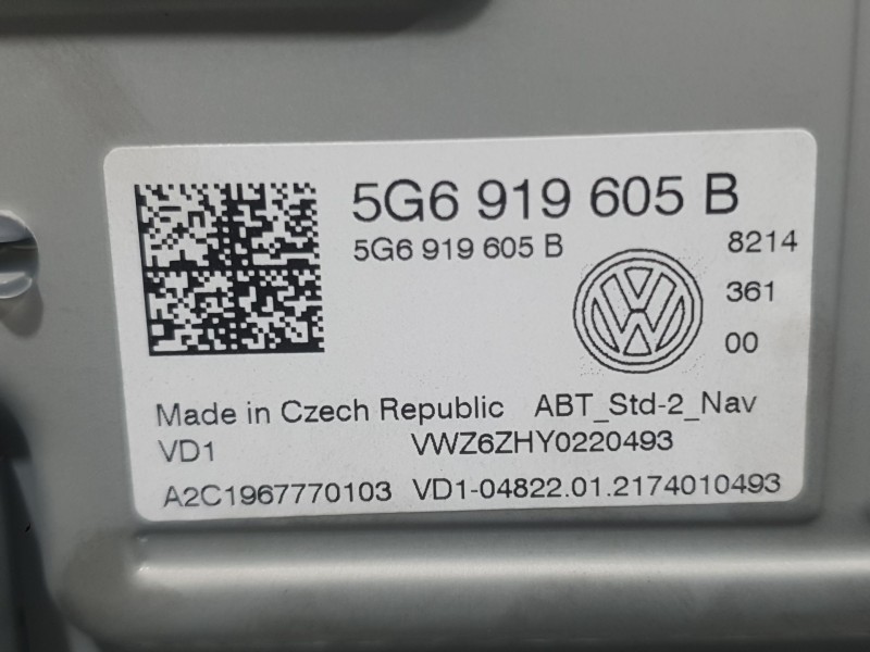 Recambio de sistema navegacion gps para volkswagen t-cross (c11, d31) 1.0 tsi referencia OEM IAM 5G6919605B  