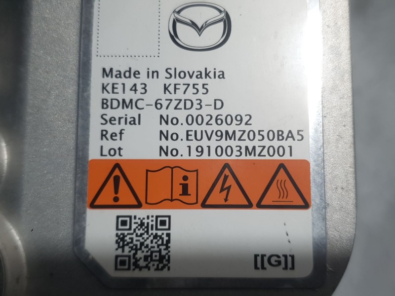 Recambio de convertidor para mazda cx-30 (dm) skyactiv-x m hybrid referencia OEM IAM BDMC67ZD3D KE143KF755 
