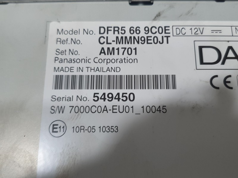 Recambio de sistema audio / radio para mazda cx-30 (dm) skyactiv-x m hybrid referencia OEM IAM DFR5669C0E  