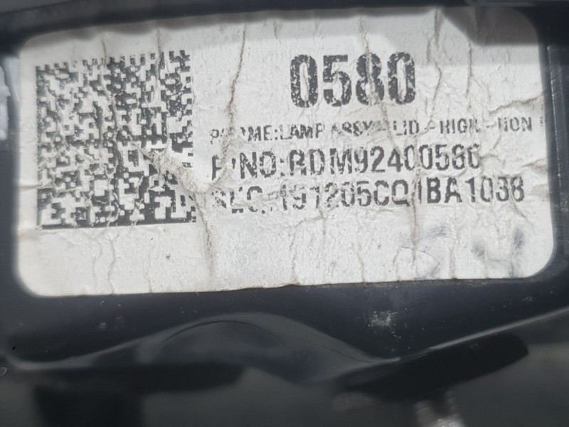 Recambio de piloto trasero derecho interior para mazda cx-30 (dm) skyactiv-x m hybrid referencia OEM IAM RDM92400580  