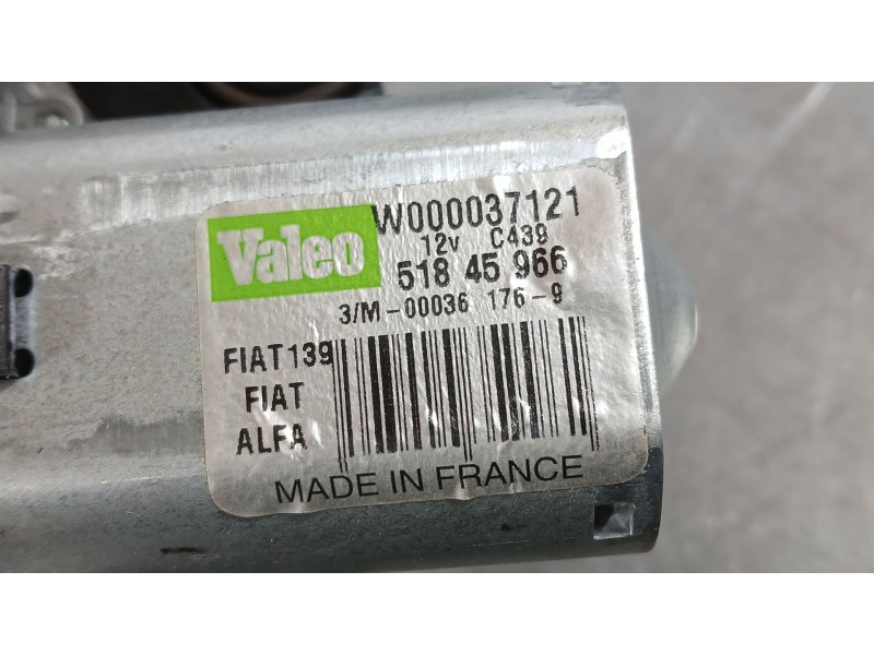 Recambio de motor limpia trasero para fiat panda (312_, 319_) 1.2 (312pxa1a) referencia OEM IAM 51845966 VALEO W000037121