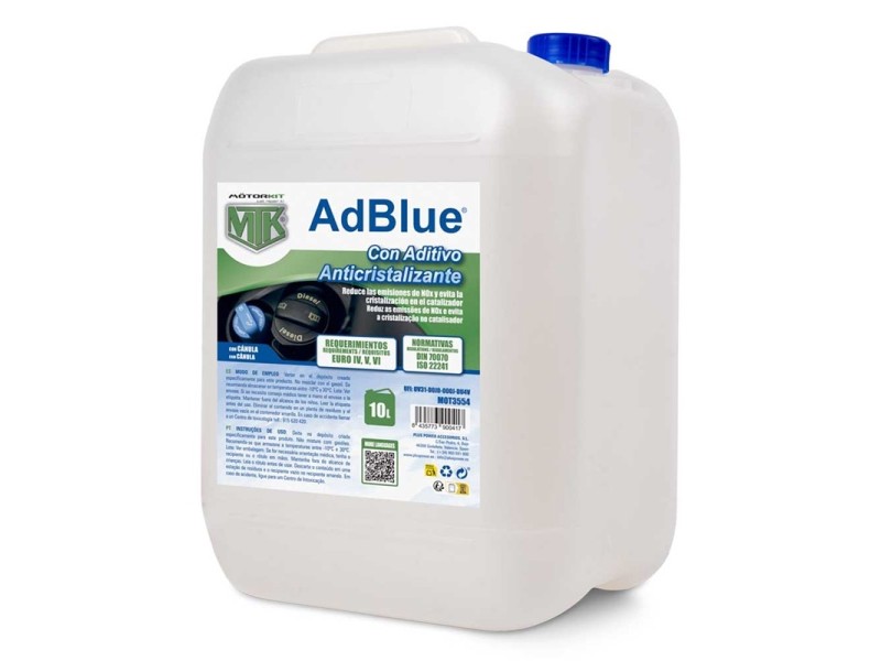 Recambio de adblue para universal accesorio - referencia OEM IAM MOT3554 MOTORKIT 10L MOTORKIT 10L