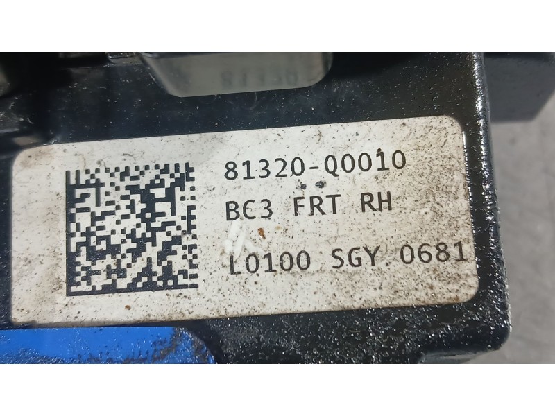 Recambio de cerradura puerta delantera derecha para hyundai i20 iii (bc3, bi3) 1.0 t-gdi referencia OEM IAM 81320Q0010  