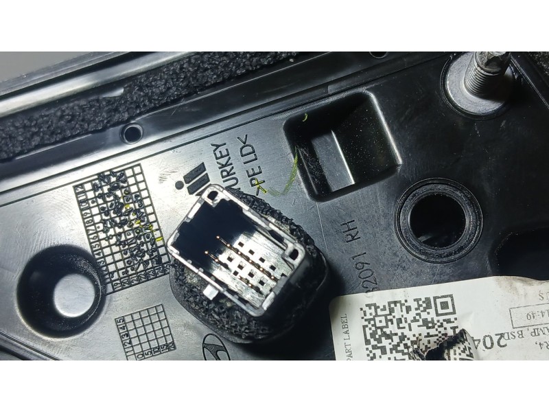 Recambio de retrovisor derecho para hyundai i20 iii (bc3, bi3) 1.0 t-gdi referencia OEM IAM 87627Q0080 ELECTRICO 10 PINS 3018204