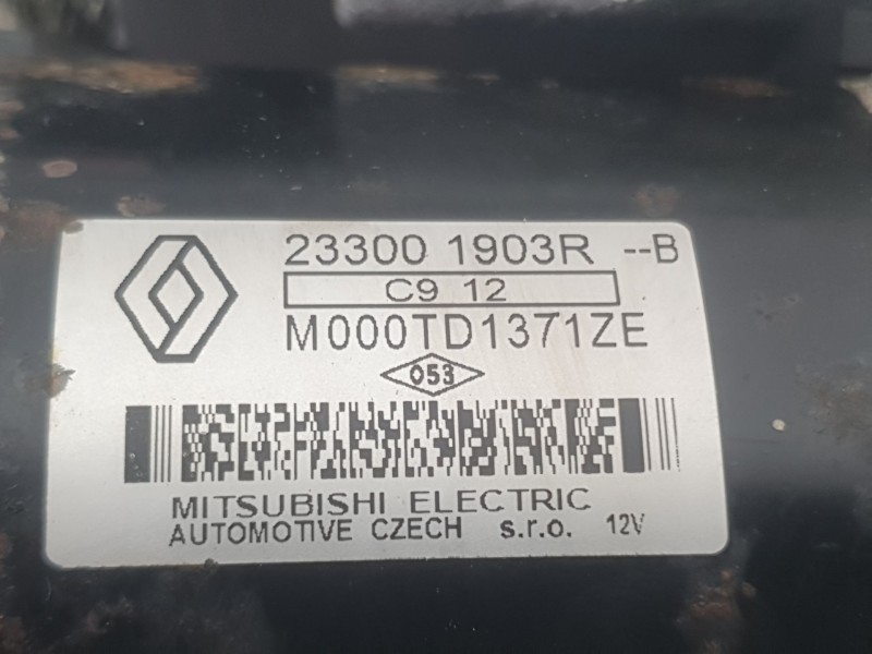 Recambio de motor arranque para dacia lodgy (js_) 1.6 lpg referencia OEM IAM 233001903R M000TD1371ZE MITSUBISHI