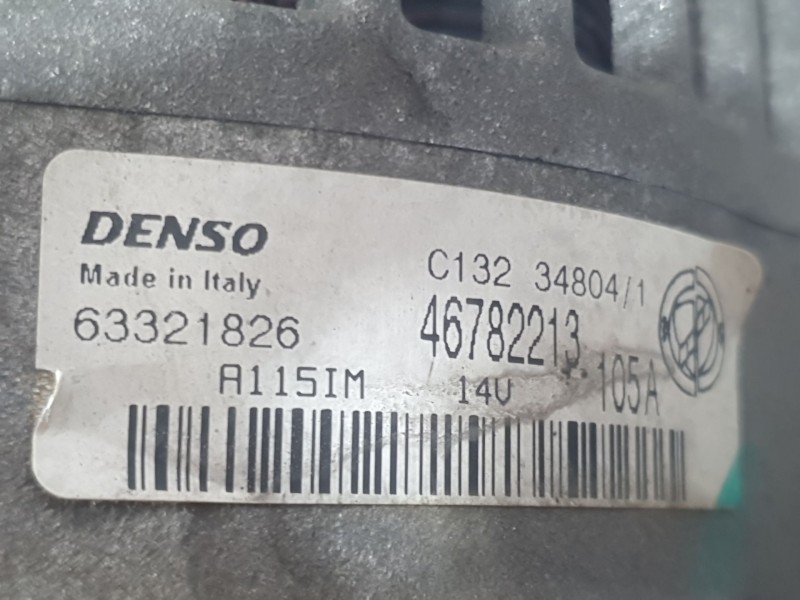 Recambio de alternador para fiat stilo multi wagon (192_) 1.9 jtd referencia OEM IAM 46782213 63321826 DENSO