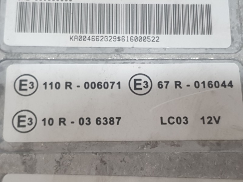 Recambio de centralita glp para dacia lodgy (js_) 1.6 lpg referencia OEM IAM 616000522 110R006071 LANDIRENZO
