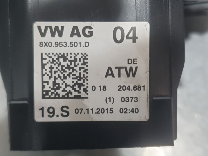Recambio de mando luces y limpia para audi q3 (8ub, 8ug) 2.0 tdi quattro referencia OEM IAM 8X0953501D  