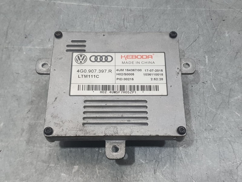 Recambio de centralita faro para audi q3 (8ub, 8ug) 2.0 tdi quattro referencia OEM IAM 4G0907397R D. IZQUIERDA KEBODA