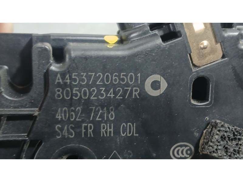 Recambio de cerradura puerta delantera derecha para smart forfour hatchback (453) electric drive / eq (453.091) referencia OEM I