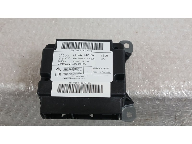 Recambio de centralita airbag para citroën berlingo multispace (b9) 1.6 bluehdi 100 referencia OEM IAM 9823741280 A3C08601000 CO