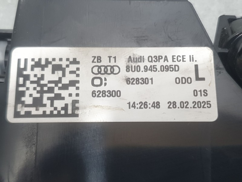 Recambio de piloto trasero izquierdo paragolpes para audi q3 (8ub, 8ug) 2.0 tdi quattro referencia OEM IAM 8U0945095D  