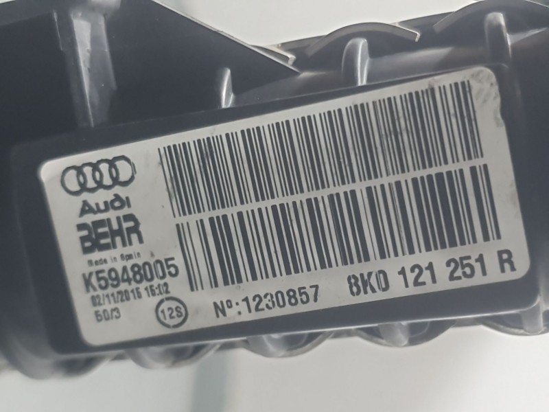 Recambio de radiador agua para audi q3 (8ub, 8ug) 2.0 tdi quattro referencia OEM IAM 8K0121251R K5948005 BEHR