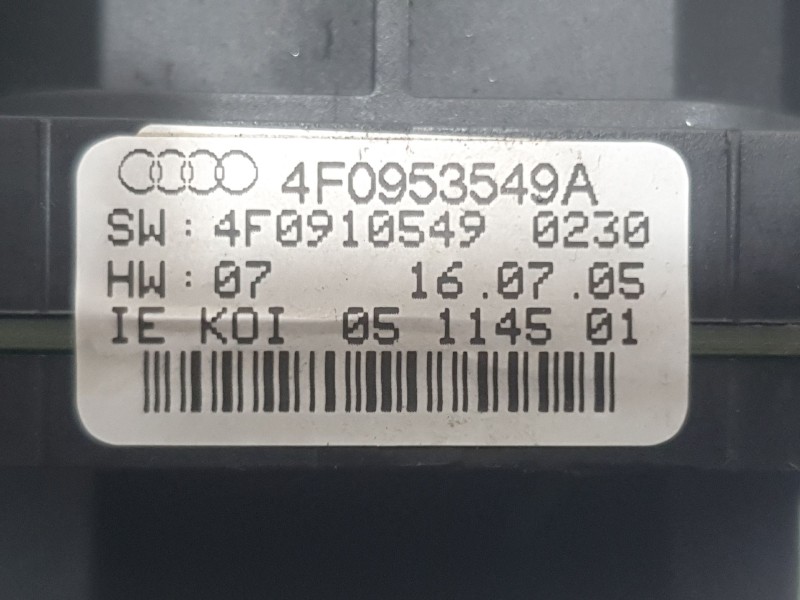 Recambio de mando luces y limpia para audi a6 c6 avant (4f5) 3.0 tdi quattro referencia OEM IAM 4F0953549A  