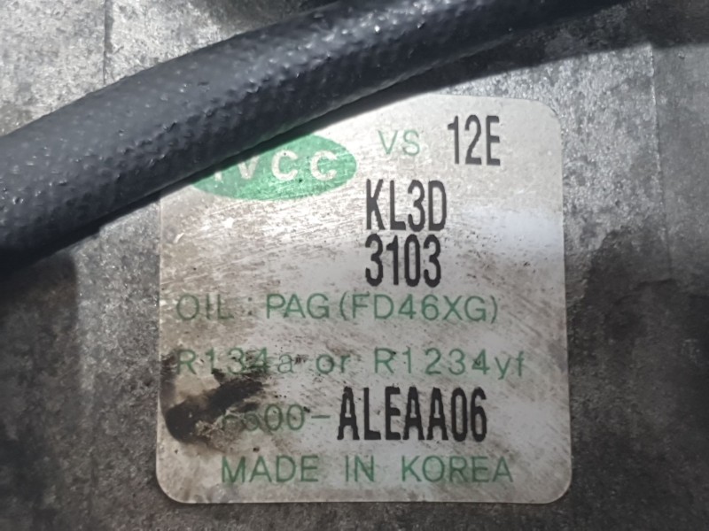 Recambio de compresor aire acondicionado para hyundai i20 ii (gb, ib) 1.2 referencia OEM IAM 97701C8000 F500ALEAA06 