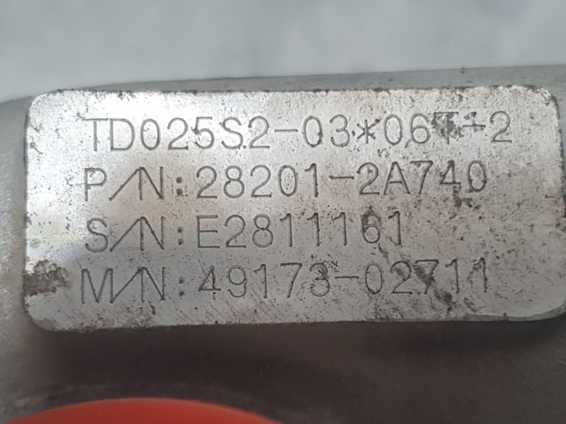 Recambio de turbocompresor para kia cee´d drive referencia OEM IAM 282012A740  