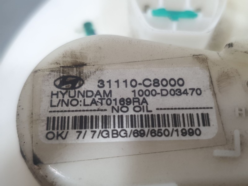 Recambio de aforador para hyundai i20 ii (gb, ib) 1.2 referencia OEM IAM 31110C8000 1000D03470 