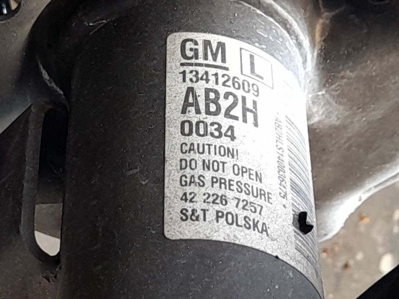 Recambio de amortiguador delantero izquierdo para opel astra j sedán 1.4 turbo (69) referencia OEM IAM 13412611  