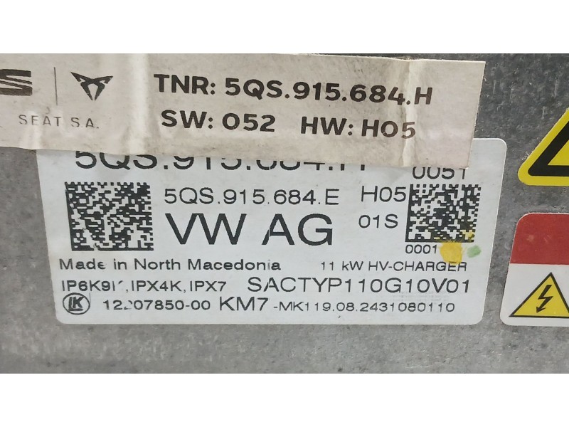 Recambio de convertidor para cupra formentor (kmp) 1.5 tsi e-hybrid referencia OEM IAM 5QS915684E LK 1220785000