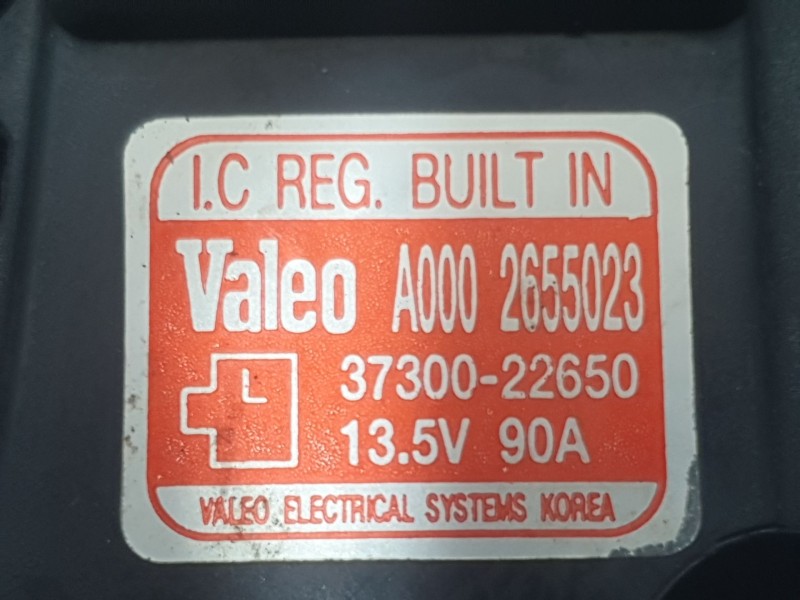 Recambio de alternador para hyundai accent iii (mc) 1.6 gls referencia OEM IAM 3730022650 A0002655023 VALEO