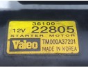 Recambio de motor arranque para hyundai accent iii (mc) 1.6 gls referencia OEM IAM 3610022805 TM000A37201 VALEO