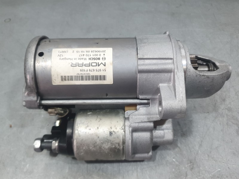 Recambio de motor arranque para jeep renegade suv (bu, b1, bv) 1.0 t-gdi referencia OEM IAM 51975679 0001170417 BOSCH