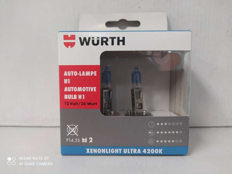 Recambio de bombillas para universal accesorio - referencia OEM IAM 0720110152 WURTH LAMPARA JUEGO H1-XENONLIGTH 12V 55W 4200K