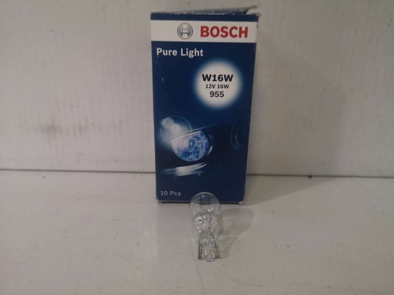 Recambio de bombillas para universal accesorio - referencia OEM IAM 955 BOSCH 12 V 16W BOSCH CUÑA S/CASQUILLO