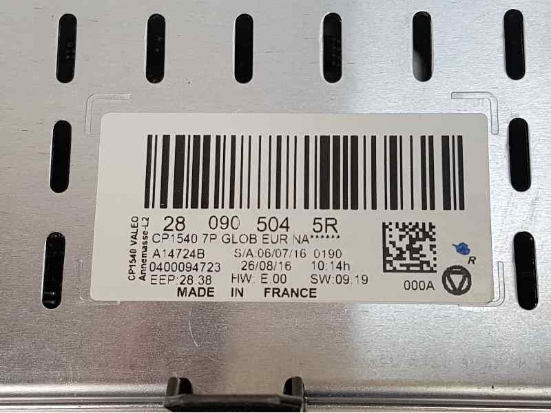 Recambio de panel de instrumentos para renault talisman grandtour life referencia OEM IAM 280905045R PANTALLA MULTIFUNCION MANDO