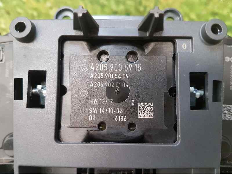 Recambio de panel control tactil para mercedes-benz clase c coupe (w205) c 63 amg (205.386) referencia OEM IAM A2059005915 A2059
