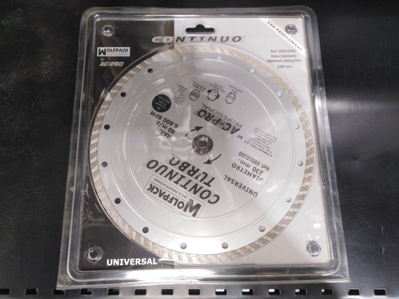 Recambio de disco diamante para herramienta - - referencia OEM IAM 9010300 WOLFPACK CONTINUO 23 0MM