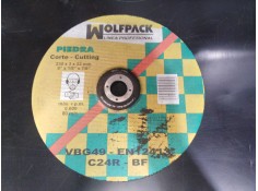 Recambio de disco wolfpack para herramienta - - referencia OEM IAM 9010210 PIEDRA 230X3,2X22 