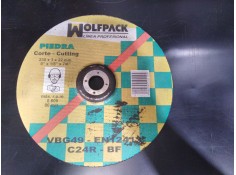 Recambio de disco wolfpack para herramienta - - referencia OEM IAM 9010210 PIEDRA 230X3,2X22 