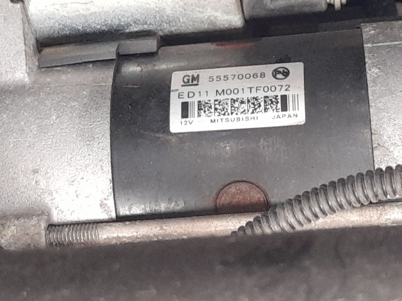 Recambio de motor arranque para opel astra j (p10) 1.6 cdti (68) referencia OEM IAM 95520113 55566800 