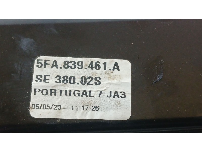 Recambio de elevalunas trasero izquierdo para seat leon (kl1, klg) 2.0 tdi referencia OEM IAM 5FA839461A 3 PINS 
