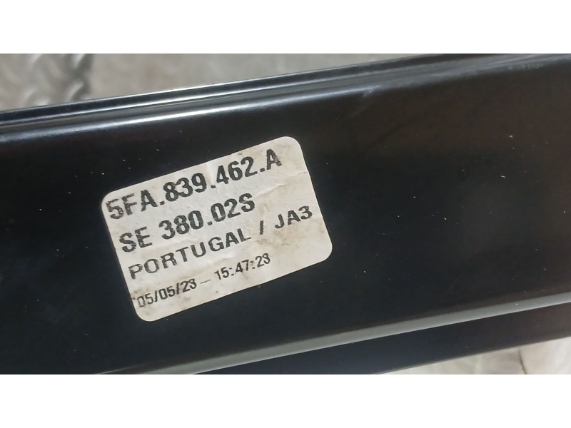 Recambio de elevalunas trasero derecho para seat leon (kl1, klg) 2.0 tdi referencia OEM IAM 5FA839462A 6 PINS 