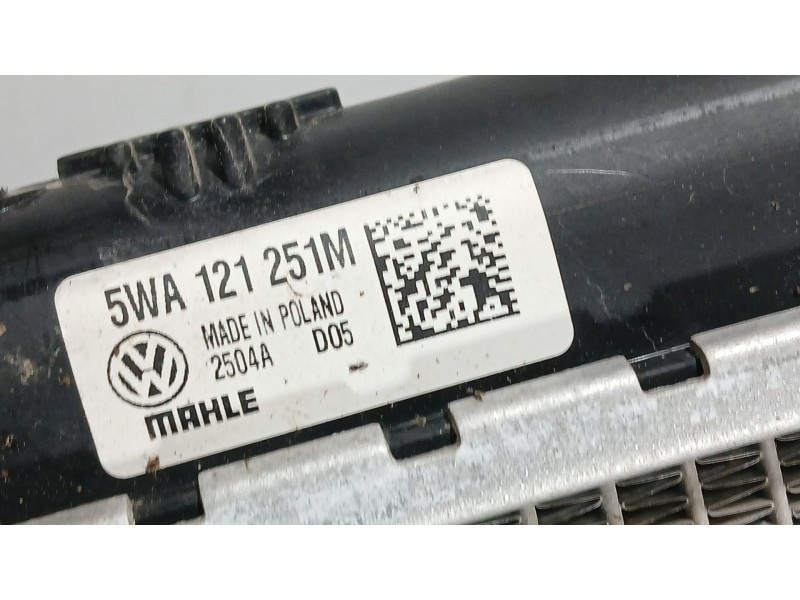 Recambio de radiador agua adicional para cupra formentor (kmp) 1.5 tsi e-hybrid referencia OEM IAM 5WA121251M MAHLE 2504A