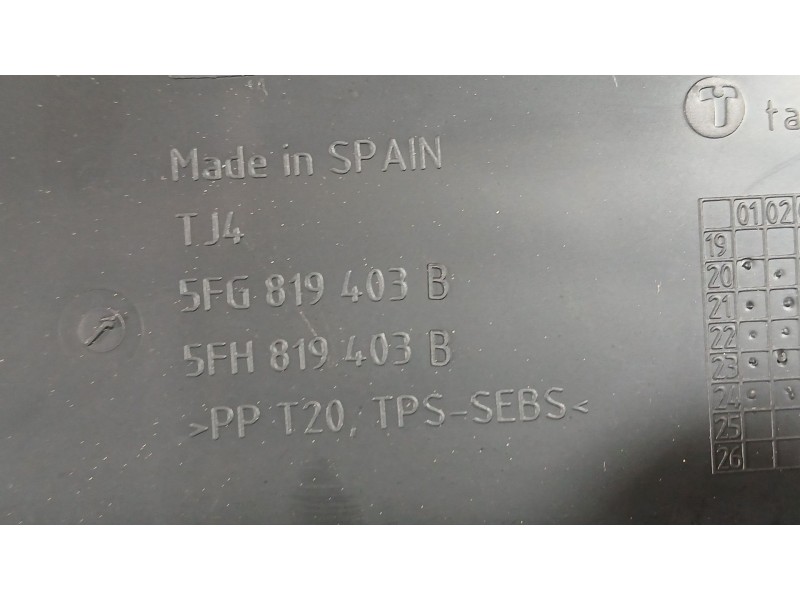 Recambio de torpedo para cupra formentor (kmp) 1.5 tsi e-hybrid referencia OEM IAM 5FG819404B COMPLETO 5FG819403B