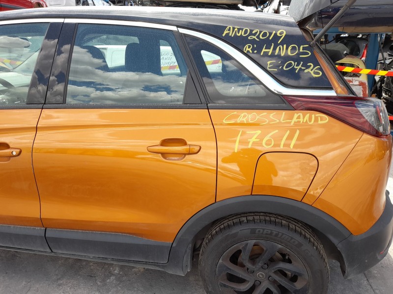 Recambio de puerta trasera izquierda para opel crossland x / crossland (p17, p2qo) 1.2 (75) referencia OEM IAM 39127311  