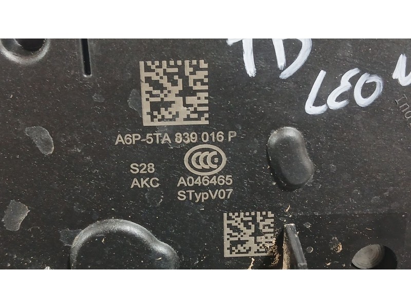 Recambio de cerradura puerta trasera derecha para seat leon (kl1, klg) 2.0 tdi referencia OEM IAM 5TA839016P  