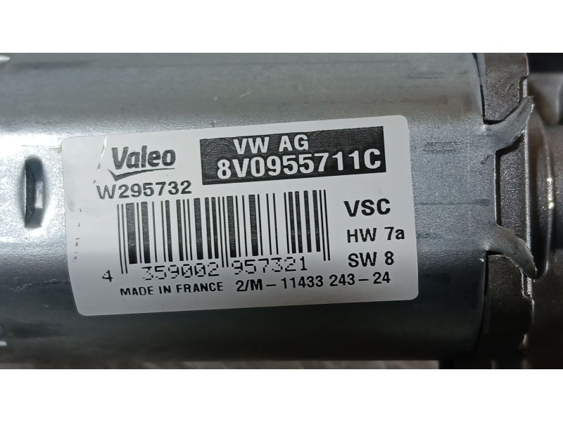 Recambio de motor limpia trasero para cupra formentor (kmp) 1.5 tsi e-hybrid referencia OEM IAM 8V0955711C VALEO W295732