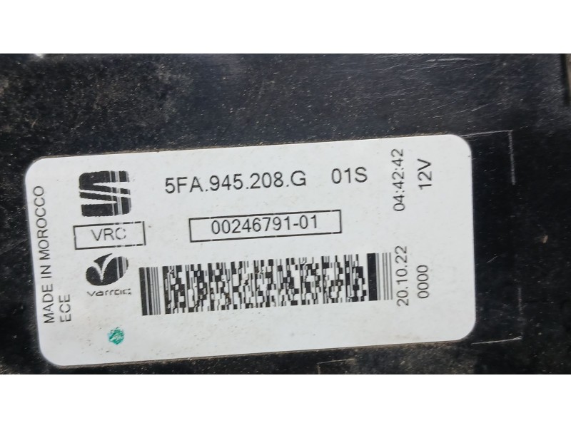 Recambio de piloto trasero derecho exterior para seat leon (kl1, klg) 2.0 tdi referencia OEM IAM 5FA945208G  