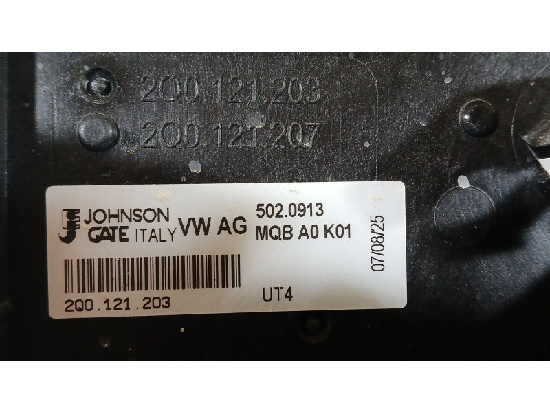 Recambio de electroventilador para seat ibiza v (kj1, kjg) 1.0 mpi referencia OEM IAM 2Q0121203 JONSON GATE 5020913