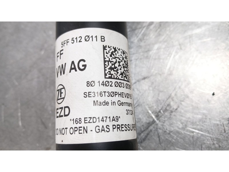Recambio de amortiguador trasero para cupra formentor (kmp) 1.5 tsi e-hybrid referencia OEM IAM 5FF512011B SIN MANO ZF 801401200