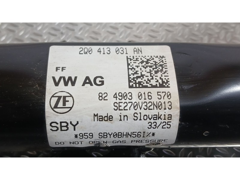 Recambio de amortiguador delantero izquierdo para seat ibiza v (kj1, kjg) 1.0 mpi referencia OEM IAM 2Q0413031AN ZF 824903016570
