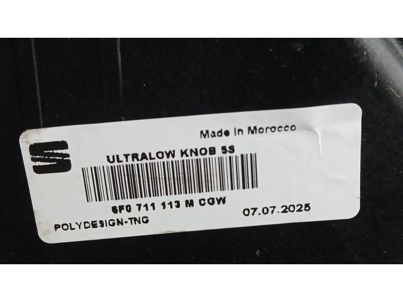 Recambio de palanca cambio para seat ibiza v (kj1, kjg) 1.0 mpi referencia OEM IAM 5R3711049K COMPLETA CON SIRGAS 1707570